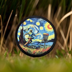 Van Gogh Disc Golf Custom Velcro Morale Patch