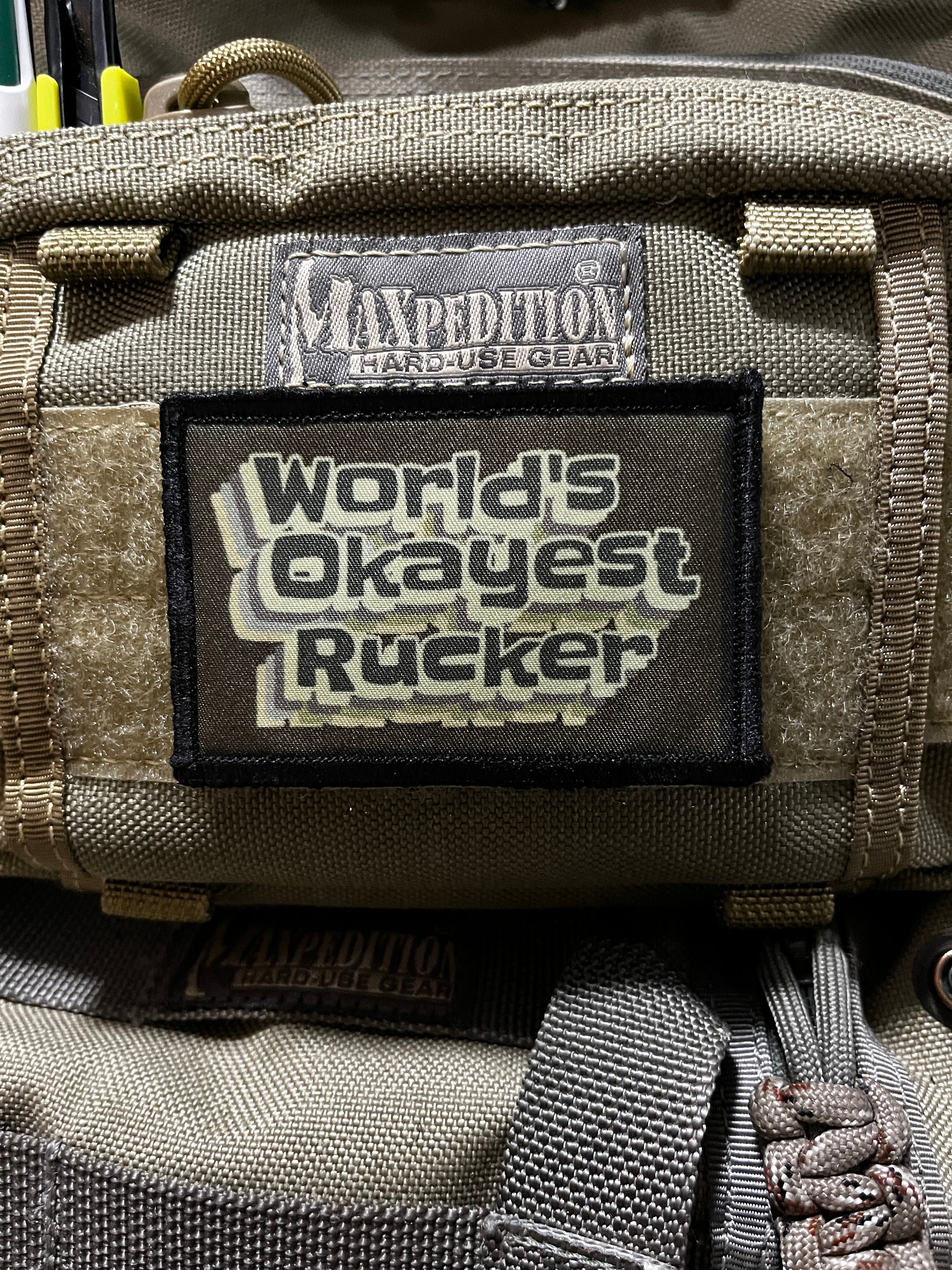 Ruck You You Rucking Ruck Funny Morale Patch 2x3 Hook and Loop Made in The  USA