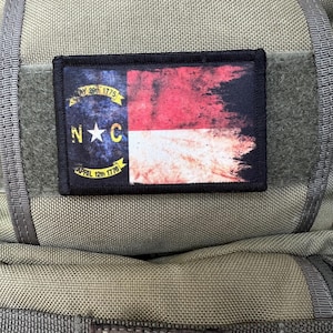Distressed California State Flag Morale Patch- Hook and loop 2x3&quot;