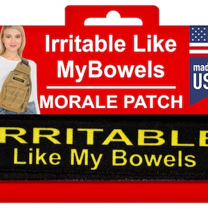 Irritable Bowels Morale Patch: Funny Tactical Patch for Gear
