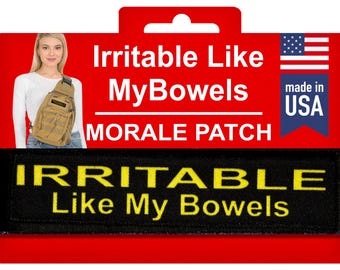 Irritable Bowels Morale Patch: Funny Tactical Patch for Gear