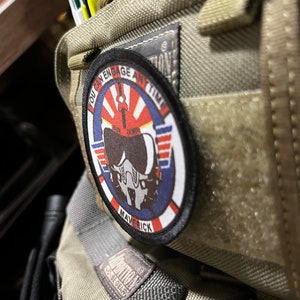 Sundown F14 Tomcat Morale Patch - 3" Circular Hook and Loop image 2