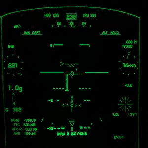 C130J Super Hercules heads up display HUD LED Light Lamp. Prodotto negli USA!