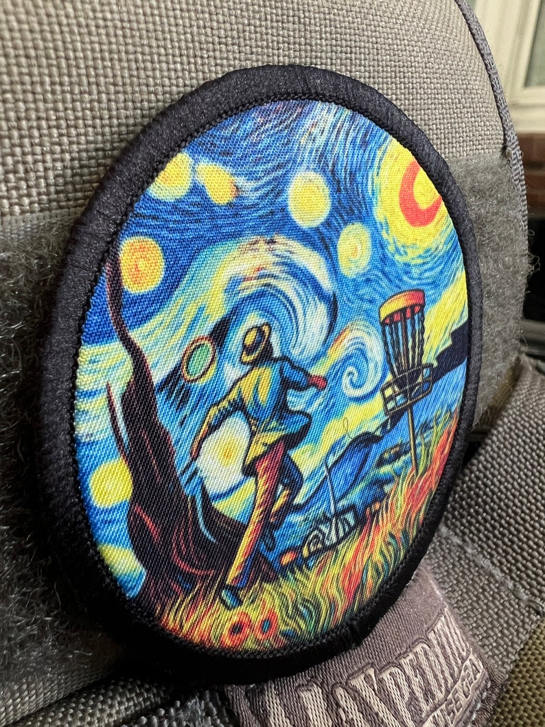 Van Gogh Disc Golf Custom Velcro Morale Patch