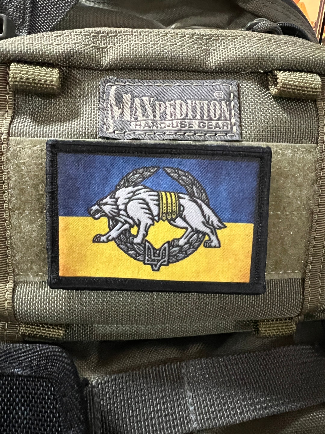 Ukrainian Army Morale Patch UKRAINE+ESTONIA Flag Tactical Badge Hook  Textile💙💛