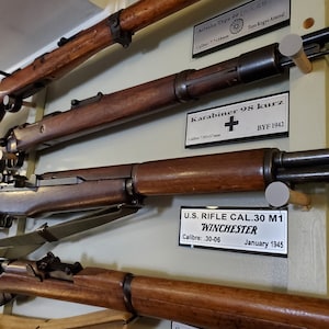 M1 Garand Custom Rifle Plaque Made to Match YOUR rifle!