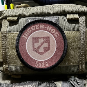 3&quot; Jugger-Nog Soda Morale Patch 3&quot; Made in the USA! Free shipping
