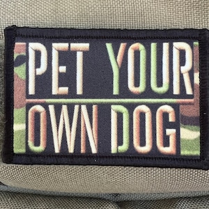 Emotional Support HUMAN Do not Pet Morale Patch- K9, Dog Vest, Canine,  Made in the USA!