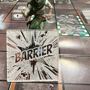 Fan Made Custom Heroclix Barrier Terrain Tiles