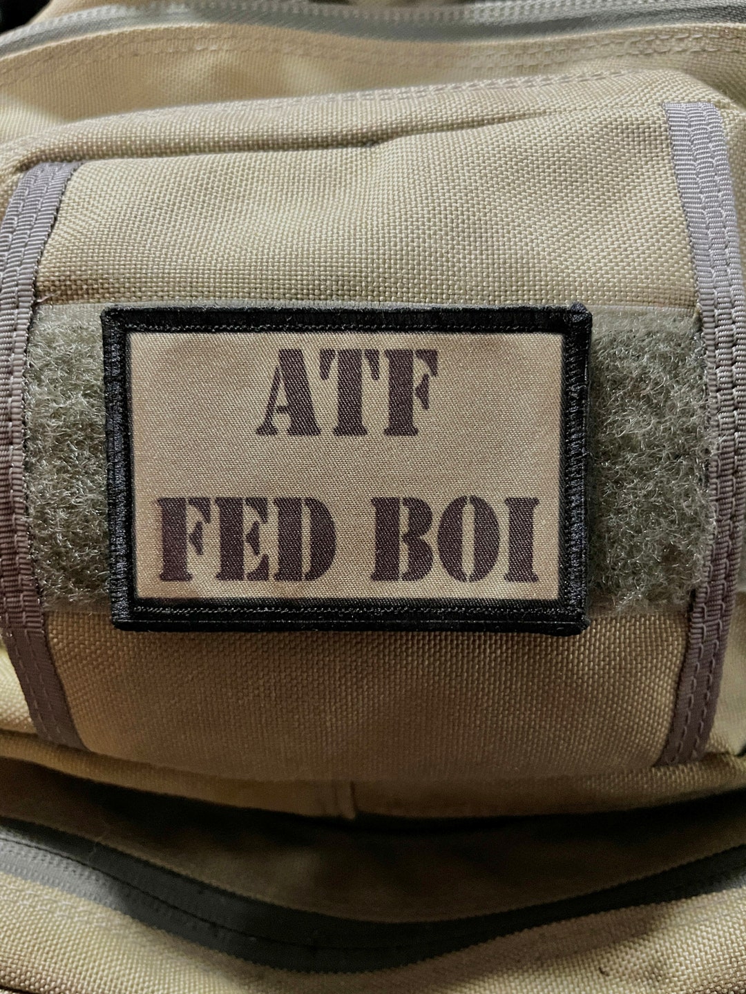 ATF Fed Boi Morale Patch Hook and Loop Custom Patch 2x3 Etsy