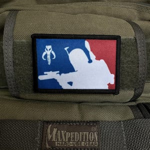 Major League Bounty Hunter Boba Fett Morale Patch- Hook and loop 2x3&quot;