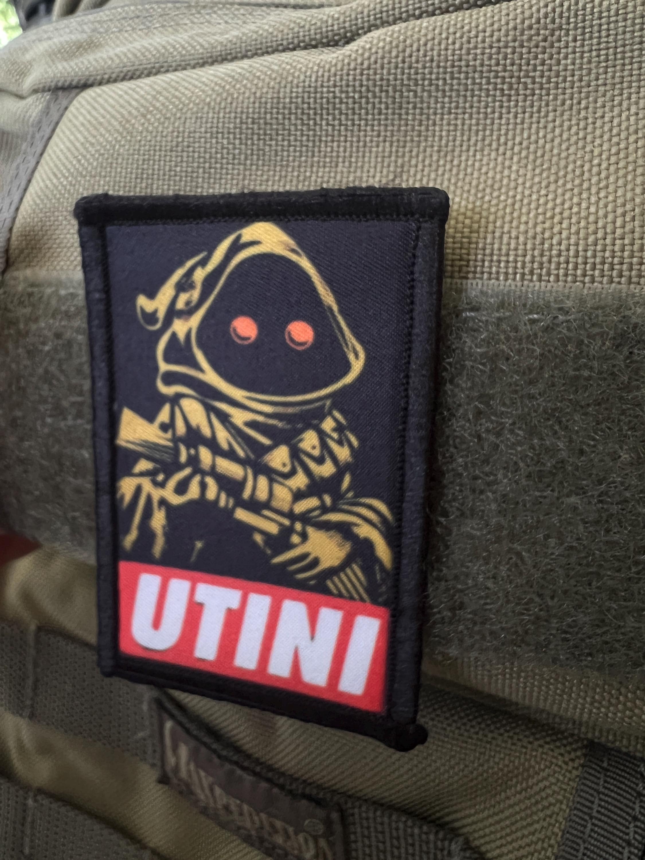 Jawa "utini" Morale Patch: Funny Hook and Loop Patch - Etsy