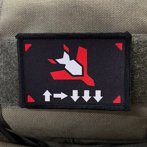 Super Earth Stratagem 500 Kg Bomb Morale Patch- Hook and loop Patch 2x3" Made in the USA!
