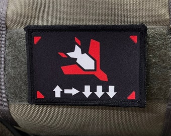 Super Earth Stratagem 500 Kg Bomb Morale Patch - Toppa a strappo 2x3" Prodotto negli Stati Uniti!