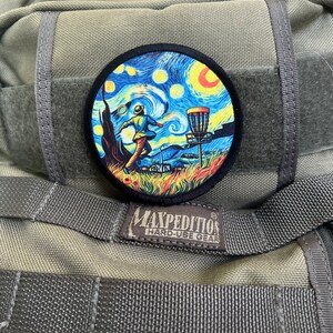 Van Gogh Disc Golf Custom Velcro Morale Patch