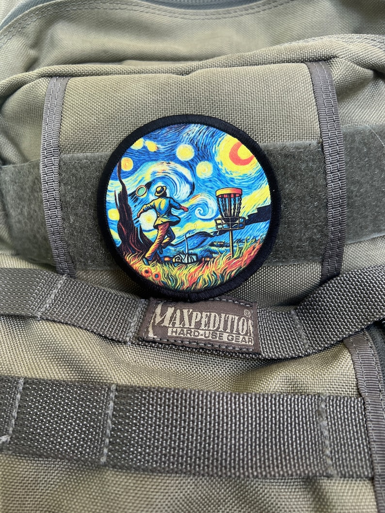 Van Gogh Disc Golf Custom Velcro Morale Patch
