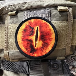 Eye Of Sauron Morale Patch- Hook and loop 2x3&quot;