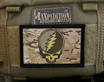 2x3 "Ingetogen Steal Your Face Morale Patch- Klittenband Custom Patch 2x3" Made in the USA!