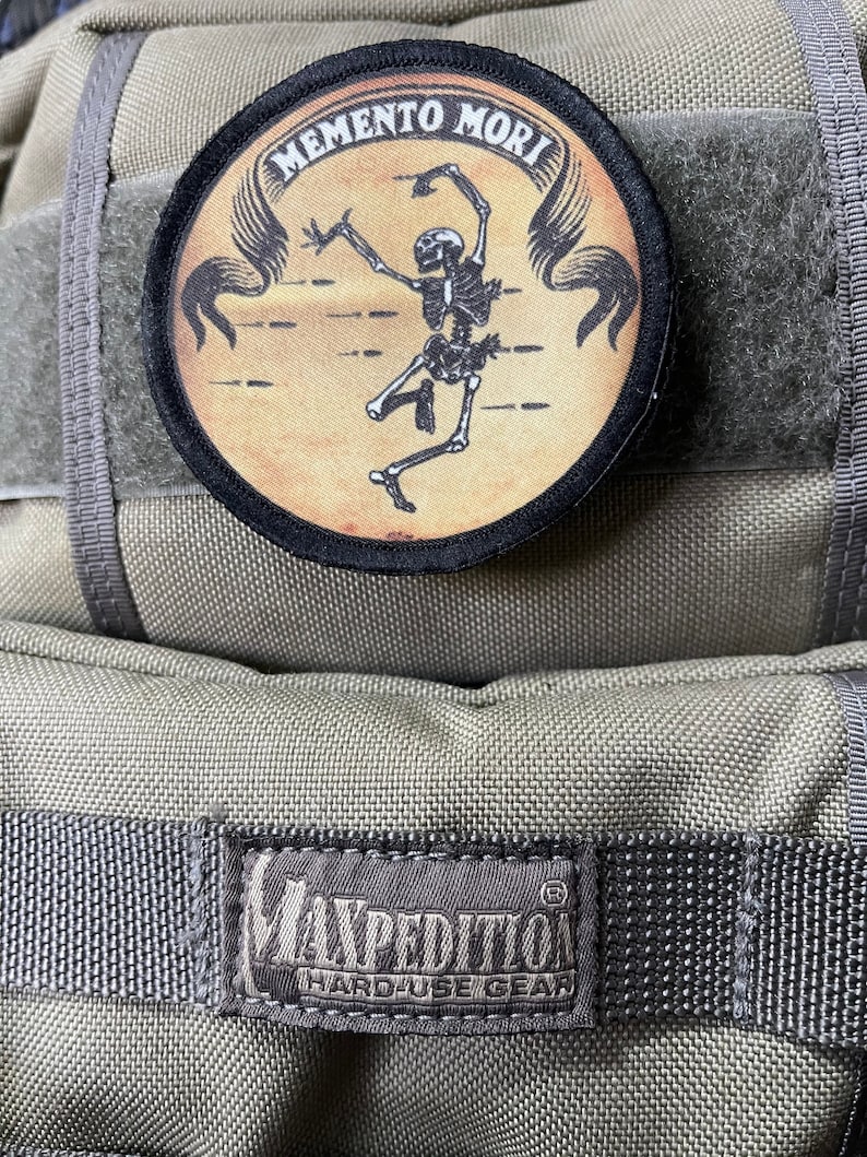 Memento Mori John Hitman V2 TT Range Embroidery Morale Patch La - Foto 2