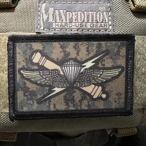 Subdued ANGLICO JACK Morale Patch- Hook and loop Custom Patch 2x3&quot; Made in the USA!