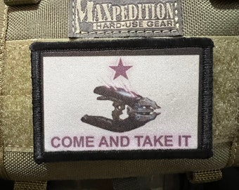 Needler Come and Take It Morale Patch- Hook and loop Custom Patch 2x3&quot; Made in the USA!