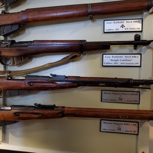 2. Weltkrieg Russische Mosin Nagant Custom Gewehr Plakette passend zu IHREM Gewehr!
