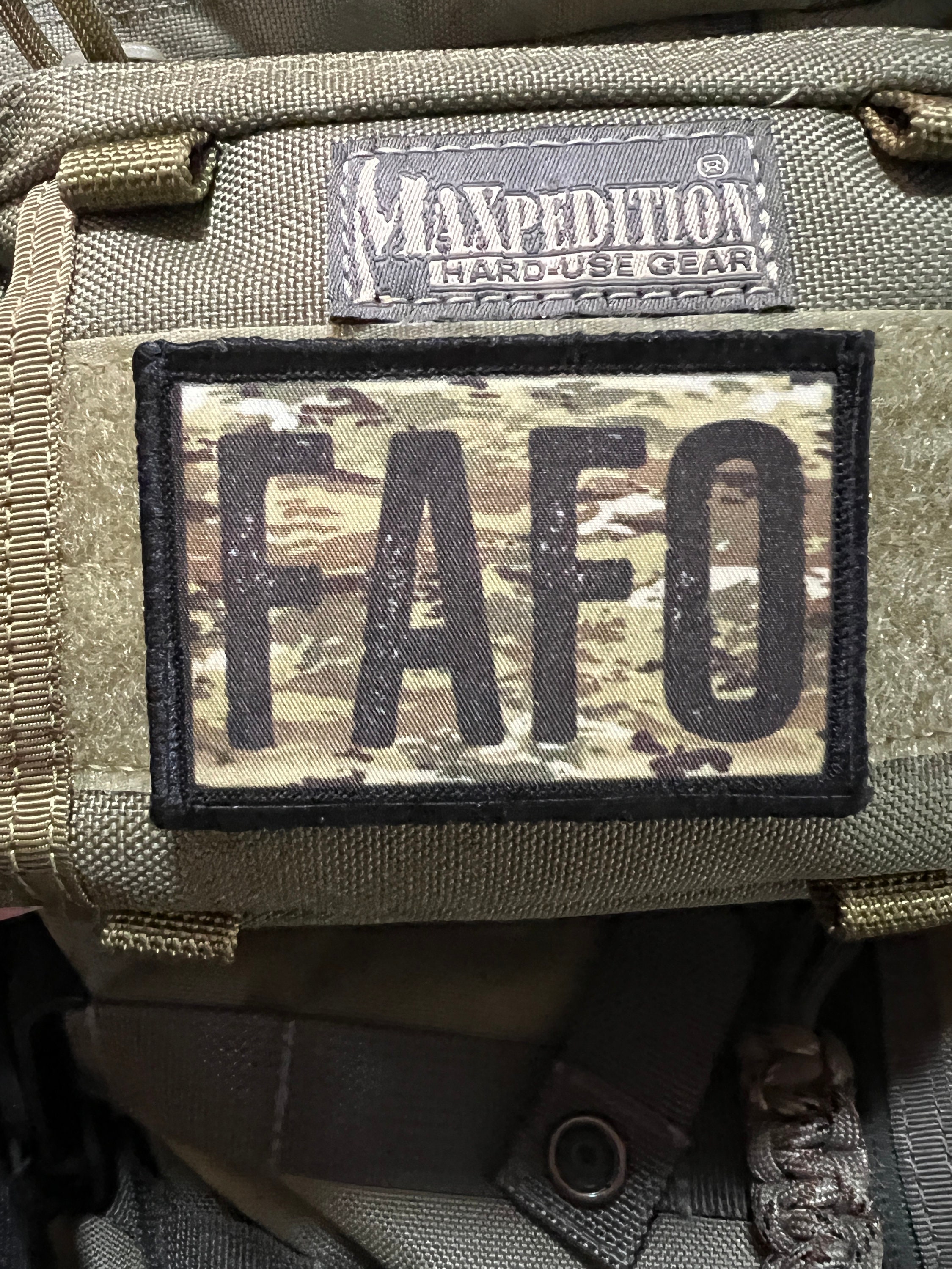 FAFO Patch - 3x2 PVC Morale Patch for Police or Military - Hook Backing