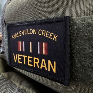 Malevelon Creek Veteran Helldivers 2 Super Earth Velcro morale patch, morale patches velcro, funny velcro patches