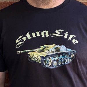 Stug Life WWII Tank T shirt Handgemacht in den USA -33