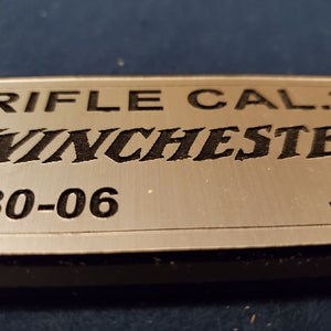 M1 Garand Custom Rifle Plaque Made to Match YOUR Rifle! - Etsy