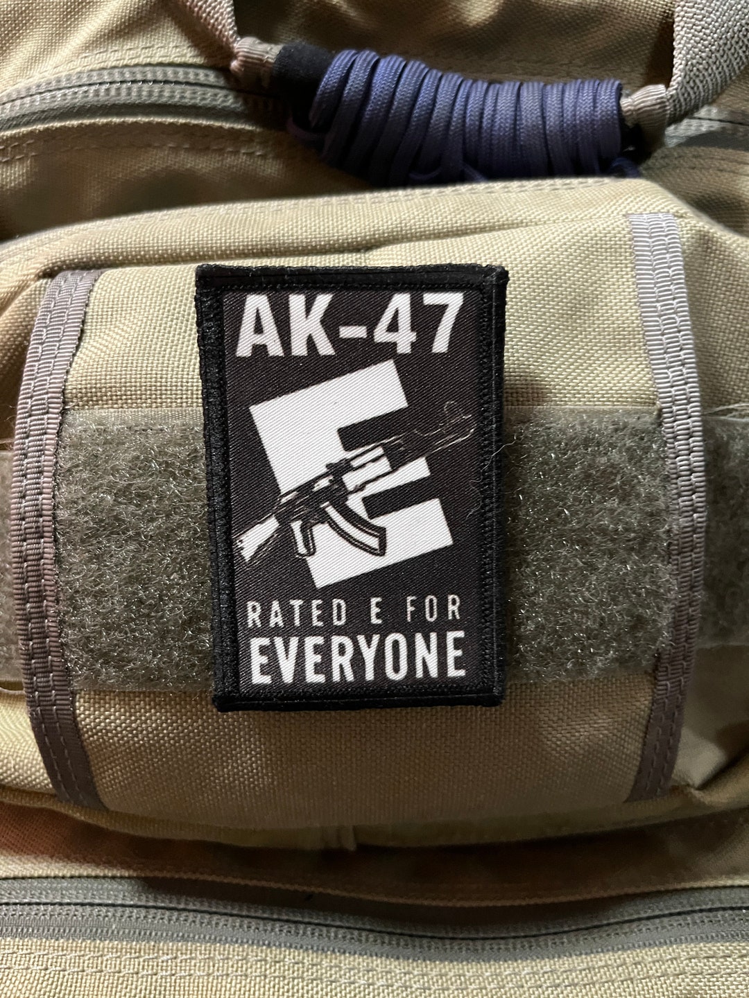 AK-47 Rated E for Everyone Morale Patch – 2x3 Hook and Loop - Etsy