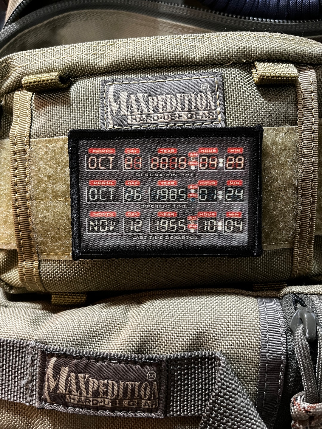 Time Machine Morale Patch- Hook and Loop Patch 2x3