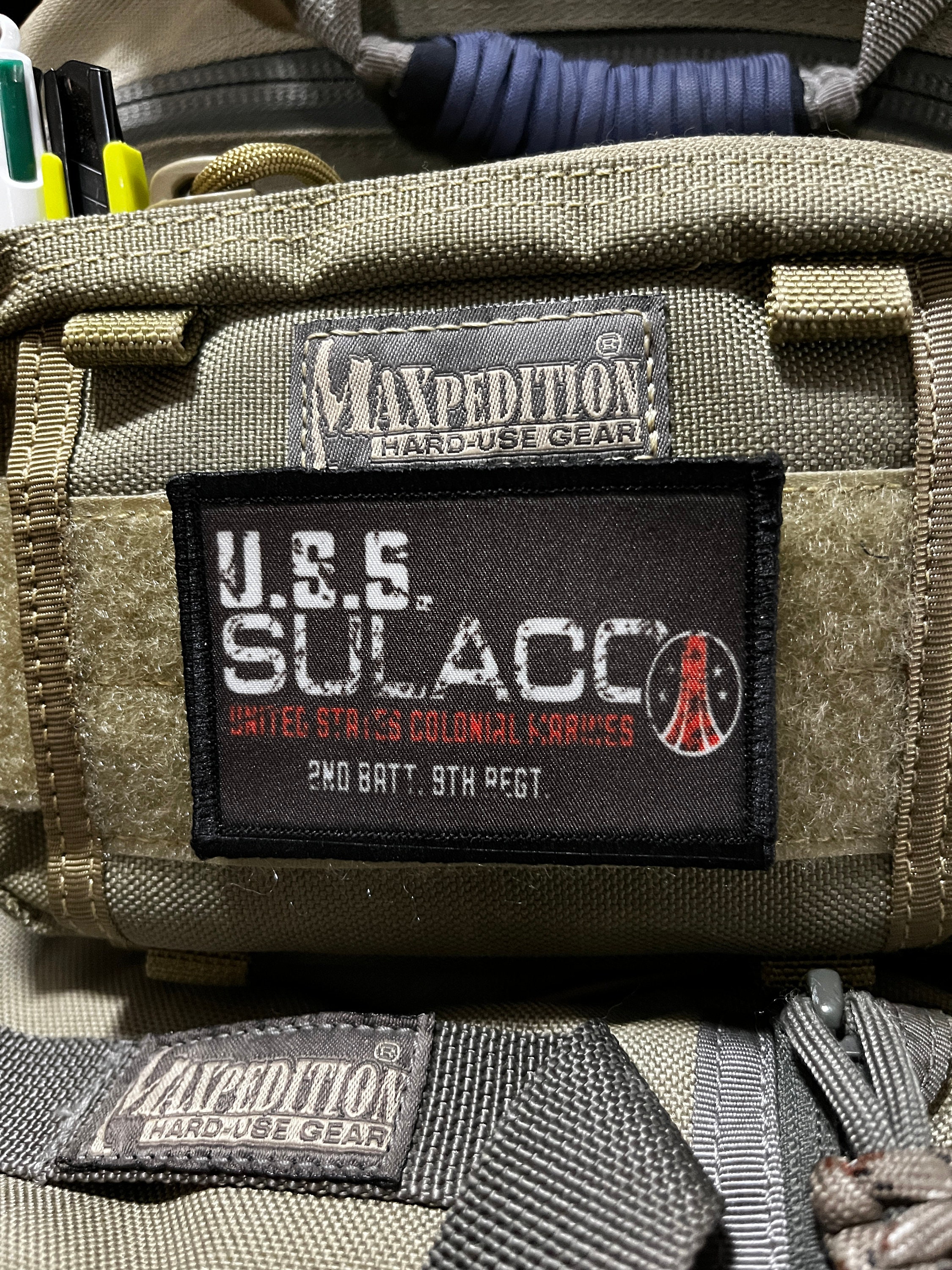 Aliens Sulaco Embroidered Patch Military Jacket