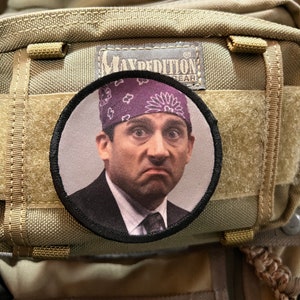 3" Prison Mike Morale Patch- Hook and loop Patch 3" Circle Made in the USA!
