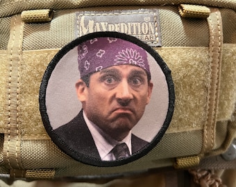 Écusson Prison Mike Morale - The Office TV Show auto-agrippant 3" cercle