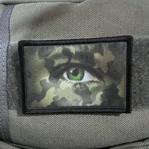 Camo Face Paint Morale Patch - Hook and loop Custom Patch 2x3&quot; Made in the USA!