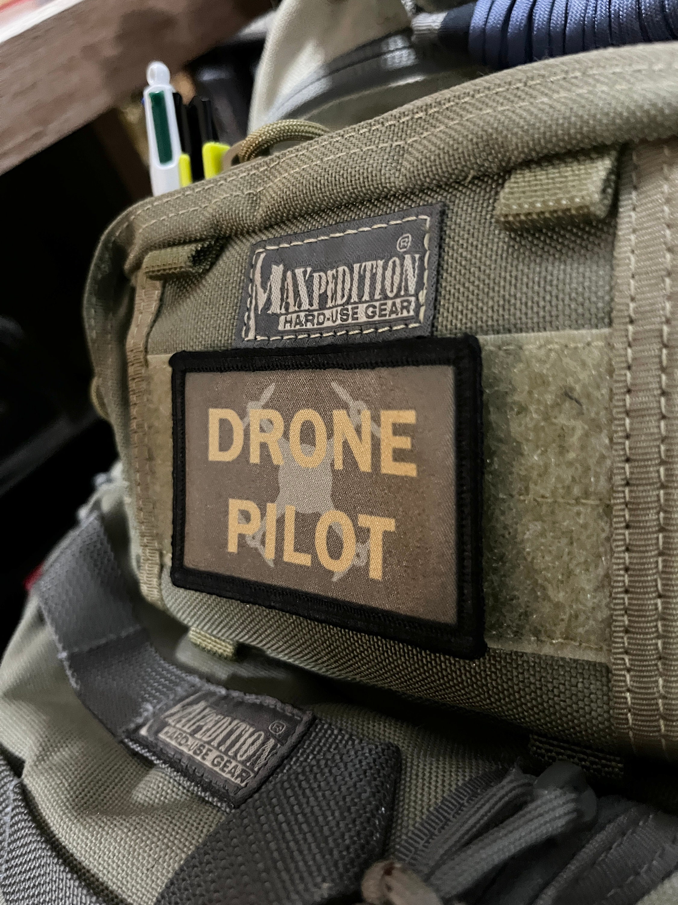 Drone Pilot Morale Patch  Custom Velcro Morale Patches