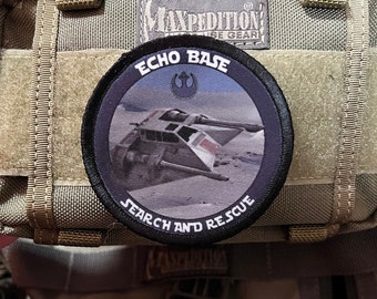 Parche de moral de búsqueda y rescate de Echo Base: parche táctico de gancho y bucle