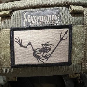 Navy Seal Frogman Morale Patch- Hook and loop Custom Patch 2x3&quot; Made in the USA!