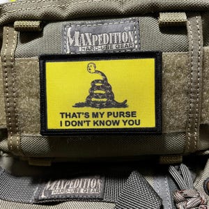 That's My Purse Morale Patch - 2x3 Inch Printed Hook And Loop