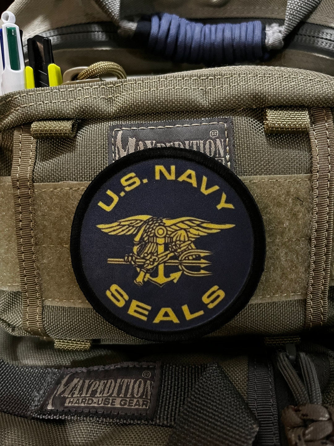 3 U.S Navy Seals Morale Patch Hook and Loop Patch Etsy