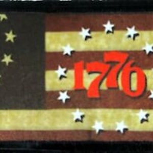1776 Betsy Ross Flag Morale Patch- Hook and loop Patch 2x3&quot; Made in the USA!