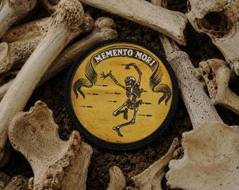 Memento Mori Skeleton Morale Patch | Military Tactical