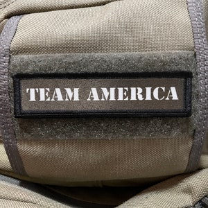 Team America Morale Patch 1x4" Made in the USA!