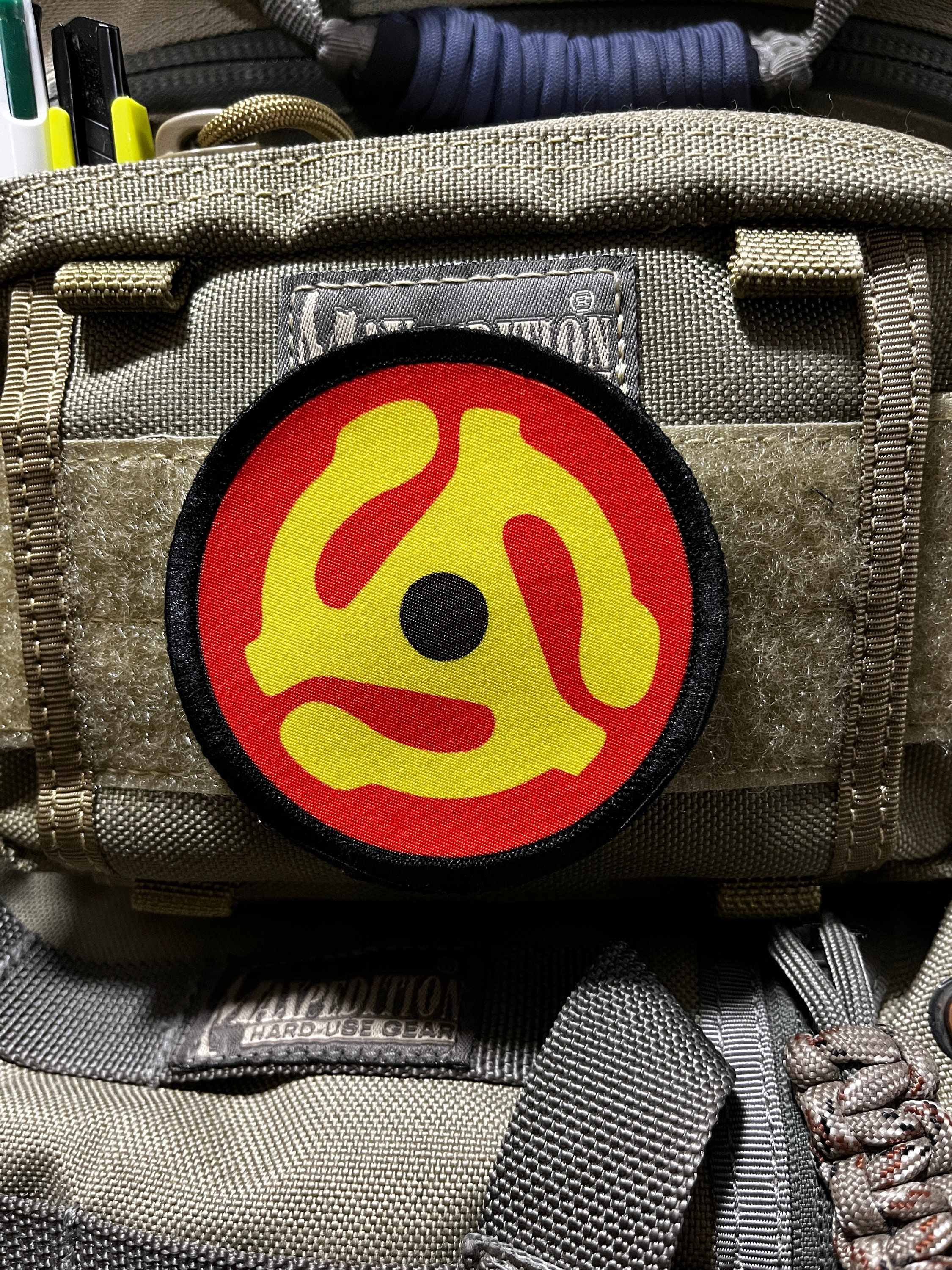  Monkey Stare Meme Morale Patch.2x3 Hook and Loop Patch. Made  in The USA