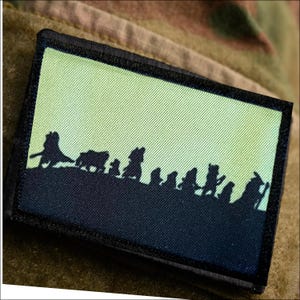 Tactical Ring Fellowship Morale Patch- Hook and loop 2x3"