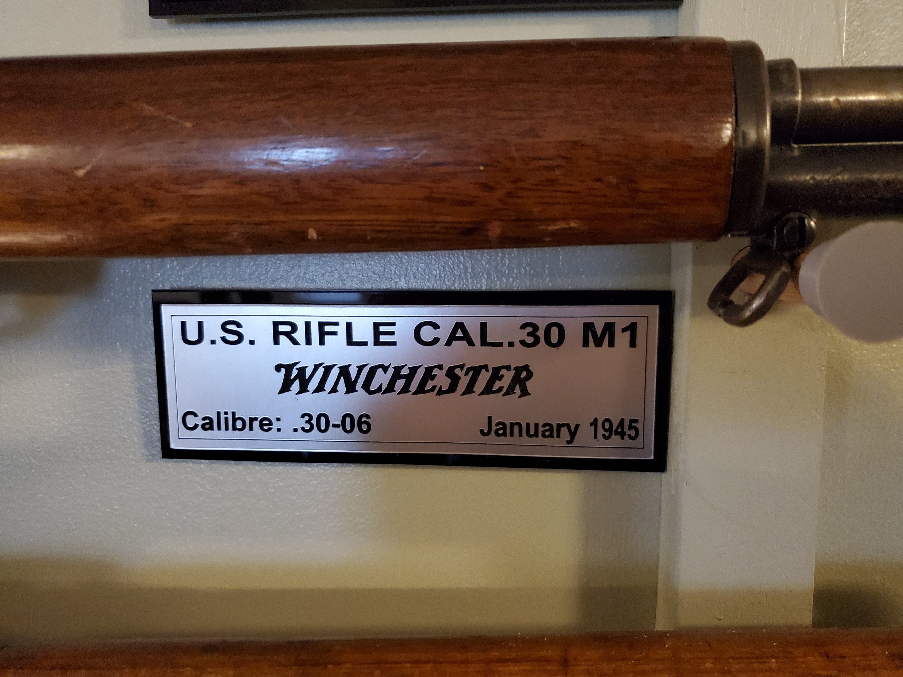 M1 Garand Custom Rifle Plaque Made to Match YOUR Rifle! - Etsy