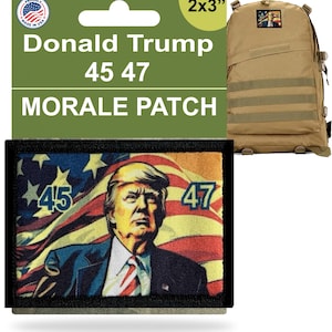 Parche de moral de la toma de posesión de Trump 45/47: Equipo táctico MAGA