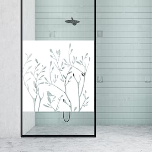 Window Privacy Film 36 White Decorative Frosted Film Etched GlassFilm Privacy Sandblasting
