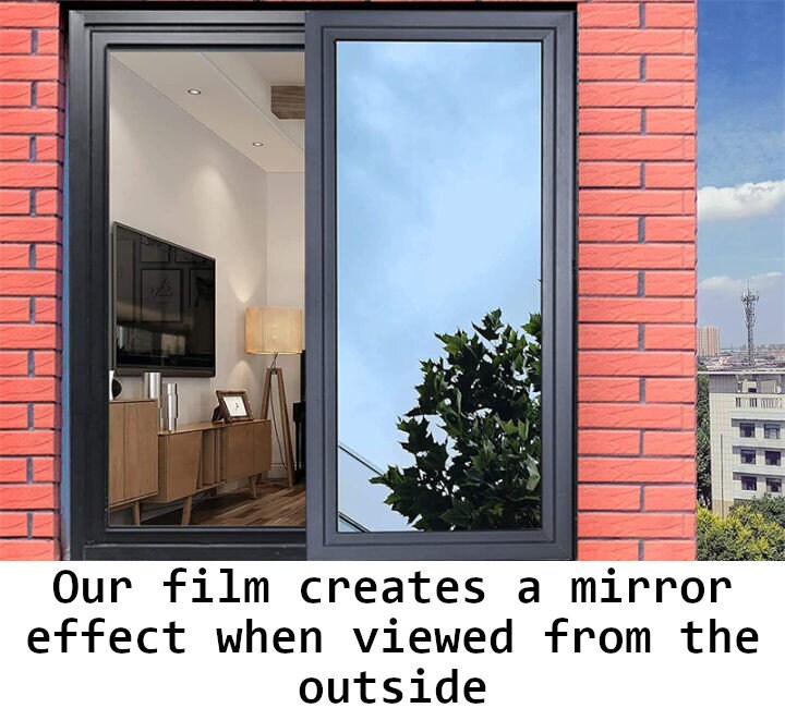 Micro Flim Window Black Mirror Window Film, Window Reflective Film, Tinting Film Eligance ...